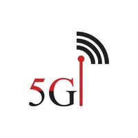 5g-Symbol-Vorlage-Vektor-Logo-Illustration vektor