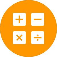 mathematische symbole ii kreis hintergrundsymbol vektor