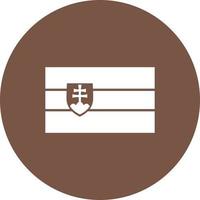 Slowakei-Kreis-Hintergrund-Symbol vektor