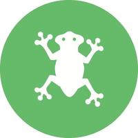 Frosch-Kreis-Hintergrund-Symbol vektor