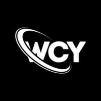 wdy-Logo. Wdy Brief. wdy-Buchstaben-Logo-Design. wdy-Logo der Initialen, verbunden mit einem Kreis und einem Monogramm-Logo in Großbuchstaben. WDY-Typografie für Technologie-, Geschäfts- und Immobilienmarken. vektor