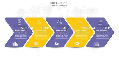 Infografik-Elemente für Inhalt, Diagramm, Flussdiagramm, Schritte, Teile, Zeitachse, Workflow, Diagramm. vektor