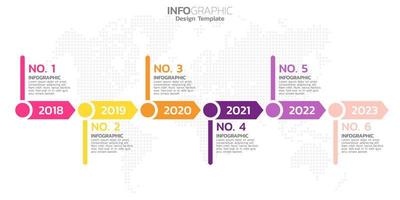 infografiska element för innehåll, diagram, flödesschema, steg, delar, tidslinje, arbetsflöde, diagram. vektor