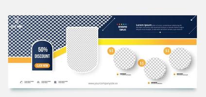 Business abstrakte Banner-Design-Vorlage. vektor