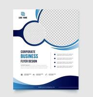 Corporate-Business-Flyer-Design-Vorlage. vektor