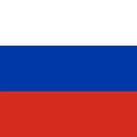 Russland-Flagge, offizielle Farben. Vektor-Illustration. vektor