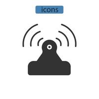 wifi ikoner symbol vektorelement för infographic webben vektor