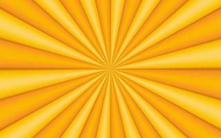 Sonnenstrahlen Retro-Vintage-Stil auf gelbem Hintergrund, Comic-Muster mit Sunburst 3D-Hintergrund. Strahlen. Sommer-Banner-Vektor-Illustration vektor