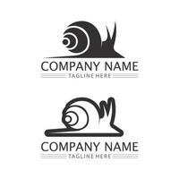 Schnecke Logo Vorlage Vektor Icon Illustration Design