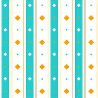 regenbogen blau grün orange pastell diamant neigung quadrat vertikale linie streifen punkt strich linie kreis nahtlose muster vektorillustration tischdecke, picknickmatte wickelpapier, matte, stoff, textil, schal vektor