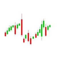 Abbildung des Candlestick-Diagramms vektor