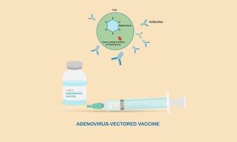 Adenovirus-Vektorimpfstoff für Coronavirus oder Covid-19-Pandemie vektor