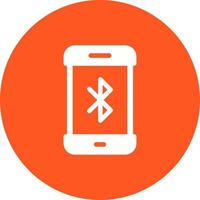 Hintergrundsymbol für den Bluetooth-Konnektivitätskreis vektor