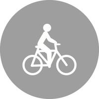 Radfahren Kreis Hintergrundsymbol vektor