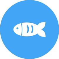 Haustier Fisch kreise ich Hintergrundsymbol ein vektor