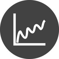 glockenförmiges Diagramm Kreis Hintergrundsymbol vektor