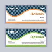 Vektorvorlage für Business-Banner-Design einer Agentur für digitales Marketing. moderne Layoutvorlage