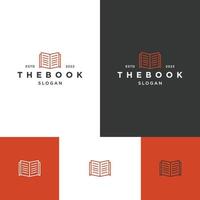 bokens logotyp ikon designmall vektorillustration vektor