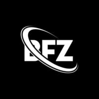 bfz logotyp. bfz brev. bfz bokstavslogotypdesign. initialer bfz logotyp länkad med cirkel och versaler monogram logotyp. bfz typografi för teknik, företag och fastighetsmärke. vektor