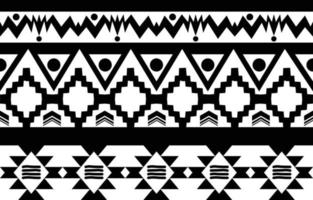 tribal svart och vit abstrakt etniska geometriska mönster design för bakgrund eller wallpaper.vector illustration för att skriva ut tyg mönster, mattor, skjortor, kostymer, turban, hattar, gardiner. vektor