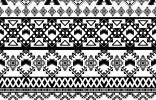 afrikansk tribal svart och vitt abstrakt etniska geometriska mönster. design för bakgrund eller wallpaper.vector illustration för att skriva ut tygmönster, mattor, skjortor, kostymer, turban, hattar, gardiner. vektor