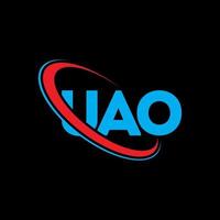uao-Logo. UAO-Brief. UAO-Brief-Logo-Design. Initialen UAO-Logo verbunden mit Kreis und Monogramm-Logo in Großbuchstaben. uao-typografie für technologie-, geschäfts- und immobilienmarke. vektor