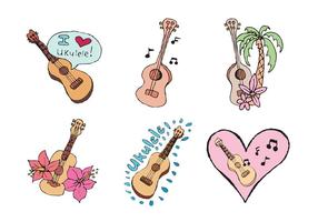 Kostenlose Ukulele Vector Series