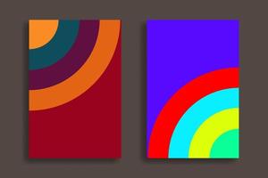 moderner Hintergrund mit verschiedenen Farbvariationen. ideal für Social Media, Verkaufsförderung, Produktmarketing etc vektor