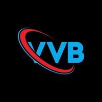 vvb-Logo. vb-Brief. vvb-Brief-Logo-Design. Initialen vvb-Logo verbunden mit Kreis und Monogramm-Logo in Großbuchstaben. vvb-Typografie für Technologie-, Geschäfts- und Immobilienmarke. vektor