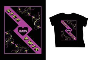 Baby-T-Shirt-Design vektor