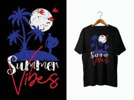 sommar t-shirt design. vektor