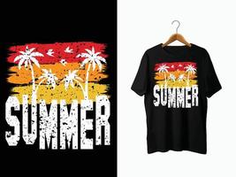 Sommer-T-Shirt-Design. vektor