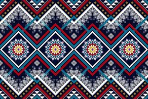 geometrisches abstraktes ethnisches nahtloses Musterdesign. aztekischer Stoff Teppich Mandala Ornamente Textildekorationen Tapete. tribal boho einheimisches motiv türkei traditioneller stickereivektorhintergrund vektor