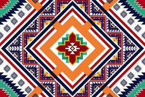 geometrisches abstraktes ethnisches nahtloses Musterdesign. aztekischer Stoff Teppich Mandala Ornamente Textildekorationen Tapete. tribal boho einheimisches motiv türkei traditioneller stickereivektorhintergrund vektor