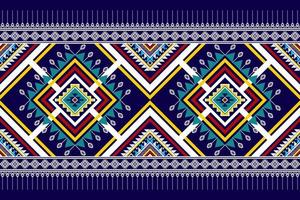 geometrisk abstrakt etnisk sömlös mönsterdesign. aztec tyg matta mandala ornament textil dekorationer tapet. tribal boho infödda motiv kalkon traditionell broderi vektor bakgrund