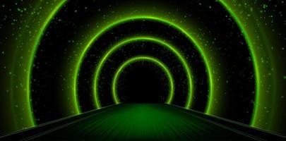 abstrakte radiale grüne tunnelhintergründe für zeichenagenturmedien, social-media-post, plakatwand, animationsvideo, website-header, werbekampagne, webposter, werbemarketing, landingpages, bewegung vektor