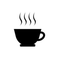 Vektor des Kaffeesymbols. Kaffee-Logo. isoliert auf weißem Hintergrund.