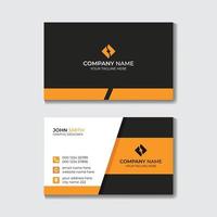 professionella företag moderna rena visitkort designmall gratis vektor