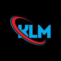 klm logotyp. klm brev. klm bokstavslogotypdesign. initialer klm logotyp länkad med cirkel och versaler monogram logotyp. klm typografi för teknik, företag och fastighetsmärke. vektor