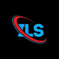 ils logotyp. ils brev. ils brev logotyp design. initialer ils logotyp länkad med cirkel och versaler monogram logotyp. ils typografi för teknik, affärs- och fastighetsmärke. vektor