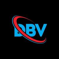 dbv-Logo. dbv brief. dbv-Brief-Logo-Design. Initialen dbv-Logo verbunden mit Kreis und Monogramm-Logo in Großbuchstaben. dbv Typografie für Technologie-, Wirtschafts- und Immobilienmarke. vektor