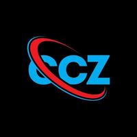 ccz-Logo. ccz-Brief. ccz-Brief-Logo-Design. Initialen ccz-Logo verbunden mit Kreis und Monogramm-Logo in Großbuchstaben. ccz-typografie für technologie-, geschäfts- und immobilienmarke. vektor