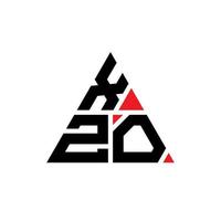 Xzo-Dreieck-Buchstaben-Logo-Design mit Dreiecksform. Xzo-Dreieck-Logo-Design-Monogramm. Xzo-Dreieck-Vektor-Logo-Vorlage mit roter Farbe. xzo dreieckiges Logo einfaches, elegantes und luxuriöses Logo. vektor