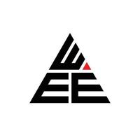 Kleines Dreieck-Buchstaben-Logo-Design mit Dreiecksform. kleines Dreieck-Logo-Design-Monogramm. Kleine Dreieck-Vektor-Logo-Vorlage mit roter Farbe. kleines dreieckiges Logo einfaches, elegantes und luxuriöses Logo. wehe vektor