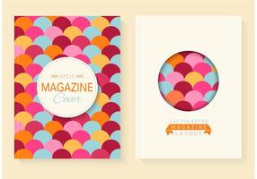 Kostenlose Retro Magazin Vector Covers