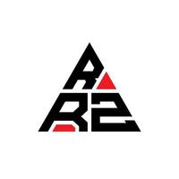 rrz-Dreieck-Buchstaben-Logo-Design mit Dreiecksform. rrz-Dreieck-Logo-Design-Monogramm. rrz-Dreieck-Vektor-Logo-Vorlage mit roter Farbe. rrz dreieckiges Logo einfaches, elegantes und luxuriöses Logo. vektor