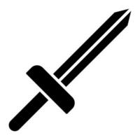 Schwerter-Glyphe-Symbol vektor