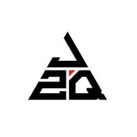 jzq Dreiecksbuchstaben-Logo-Design mit Dreiecksform. JZQ-Dreieck-Logo-Design-Monogramm. jzq-Dreieck-Vektor-Logo-Vorlage mit roter Farbe. jzq dreieckiges Logo einfaches, elegantes und luxuriöses Logo. vektor