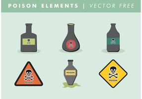 Poison Elements Vector kostenlos
