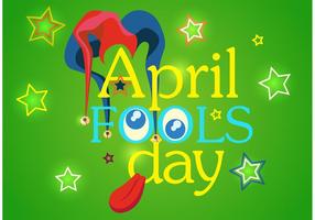 April Fool's Day Vektor Hintergrund